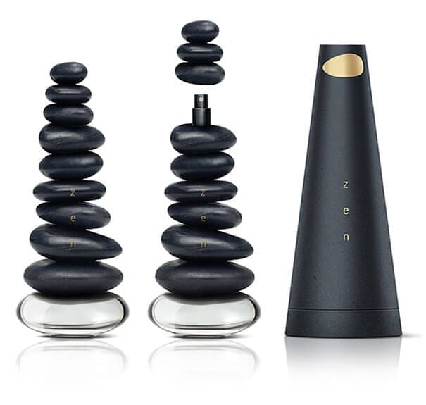 packaging creativos Perfume Zen