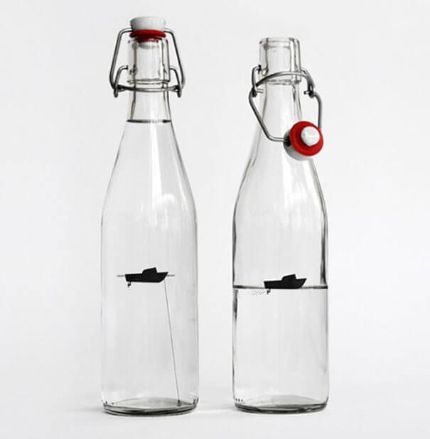 packaging creativos agua