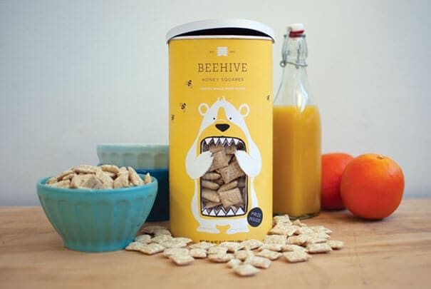 galleta beehive diseño packaging creativos