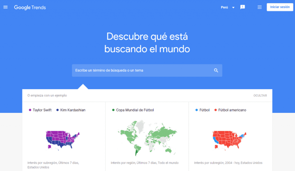 google trends conocida plataforma