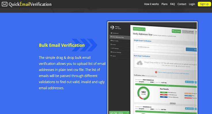 quick email verification