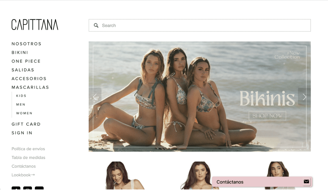 cappitana marca de bikini peruana