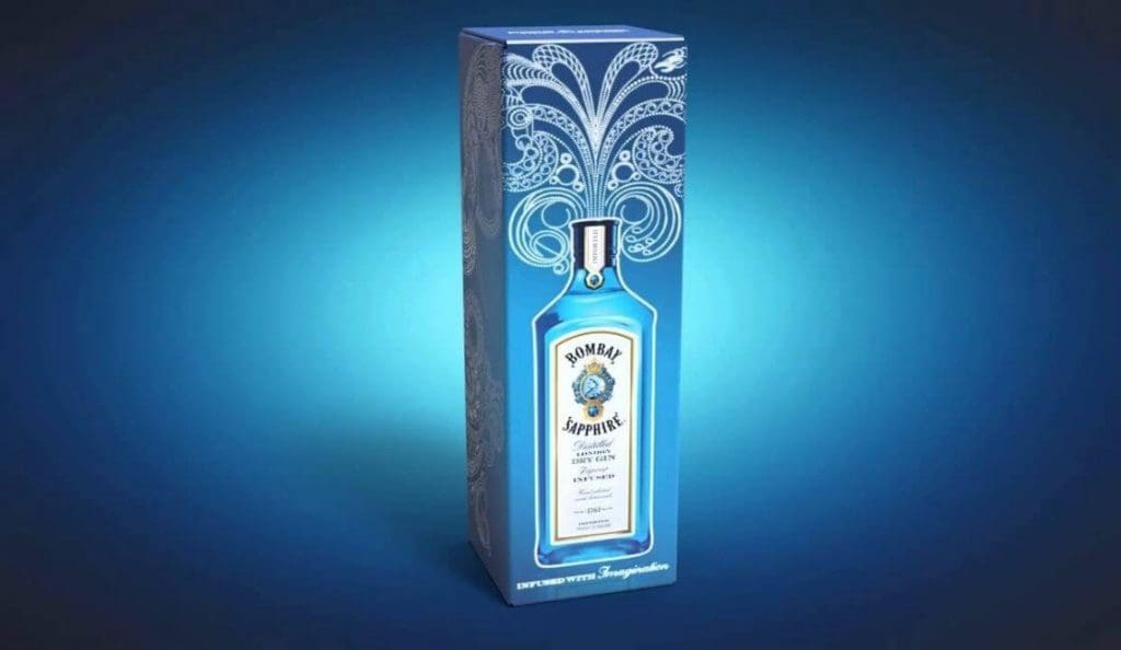 sapphire diseño de packaging luminoso