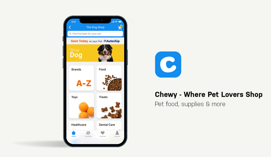 aplicaciones gratuitas para petlover chewy