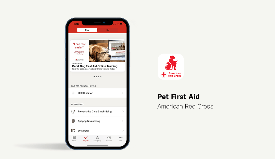 mejores aplicaciones para mascotas pet first aid